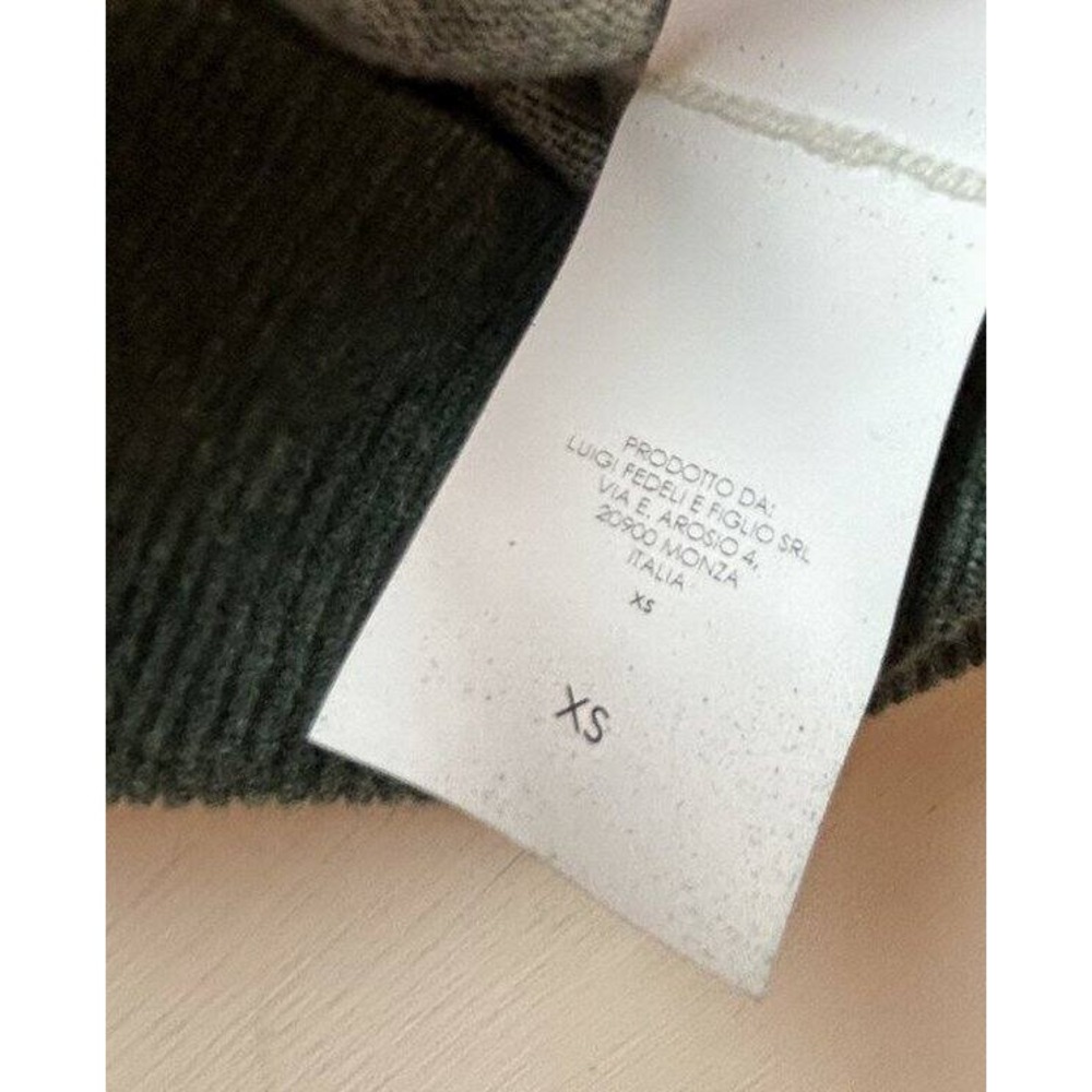 Rolex 100% Cashmere Green Cardigan Sweater Long Sleeve Button Front Wimbledon XS - Picture 10 of 11